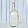 Decoração sala vaso garrafa cerâmico na cor branco pérola - 3
