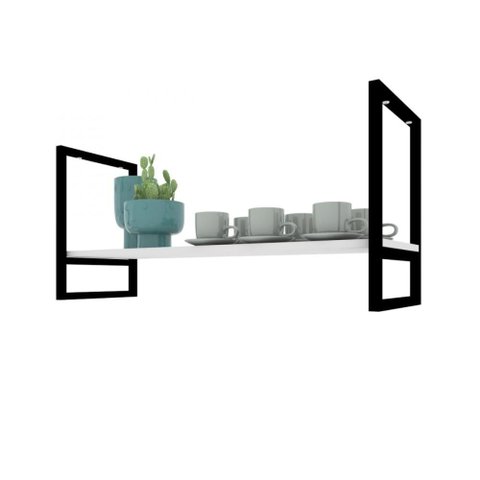 Prateleira Suspensa Teto Cozinha partileira nicho industrial nichos para cozinha pratileira