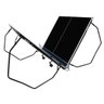 MESA DE PING PONG COR PRETA COM RODAS, SUPORTE E REDE MDP 15mm 1087 KLOPF - 3