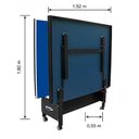 Ver imagem 4 de MESA DE PING PONG COM RODAS E PAREDÃO MDF 18mm 1084 KLOPF