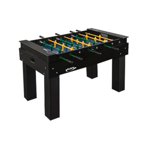 MESA DE PEBOLIM TOTÓ ELITE Varão Embutido, Bonecos de Alumínio COR PRETA 1080 KLOPF