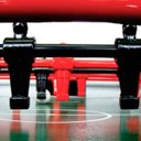 Ver imagem 3 de MESA DE PEBOLIM TOTÓ Varão Embutido, Bonecos de Alumínio COR TITANIUM METALIZADA 1053 KLOPF