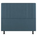 Ver imagem 2 de Kit Cabeceira e Baú Cama Box Solteiro Grace 90cm Suede Turquesa - Abmaza