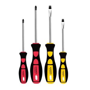 Kit de Chave de Fenda e Phillips 4 Peças com Imã