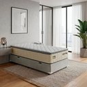 Ver imagem 2 de Cama Box Baú Colchão Solteiro Molas Ensacadas Gold Star 88x188x79cm Hellen - Suporta até 120 kg