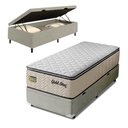 Ver imagem 1 de Cama Box Baú Colchão Solteiro Molas Ensacadas Gold Star 88x188x79cm Hellen - Suporta até 120 kg