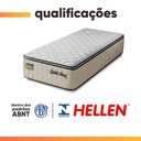 Ver imagem 6 de Cama Box Baú Colchão Solteiro Molas Ensacadas Gold Star 88x188x79cm Hellen - Suporta até 120 kg