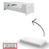 Colchão Infantil Mini Cama Juvenil Espuma D20 Selado 0,68x1,48 Sensor:branco - 4