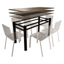 Ver imagem 2 de Base Retangular para Mesa Jantar Preto 1.20mt