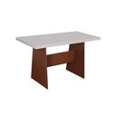 Ver imagem 3 de Conjunto Mesa Retangular Manuela com 4 Cadeiras Paraty Bagum Bege Naturalle e Off White