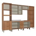 Ver imagem 4 de Kit Cozinha Completa 7 Peças 240cm em MDF Yescasa Freijó e Areia