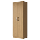 Ver imagem 1 de Armário Multiuso Organizador Lavanderia 2 Portas 3 Prateleiras 1,70m New Aramóveis