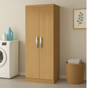 Ver imagem 2 de Armário Multiuso Organizador Lavanderia 2 Portas 3 Prateleiras 1,70m New Aramóveis