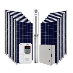 Kit Bomba Submersa Energia Solar Irrigação 3CV Até 48000L/d - 1