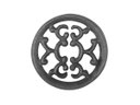 Ver imagem 1 de Rosácea Decoração Ferro Fundido Imperial Grade Portão 12cm UNICLÁUDIO 00073-UC