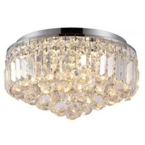 Luminária Plafon de Vidro Kri 24cmx40cm Bella Iluminação