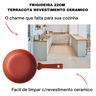 Frigideira Antiaderente Ceramica Cooktop Fogão Indução Preto Terracota Euro Colorstone 22cm - 5