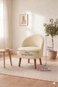 Ver imagem 2 de Kit Duas Poltronas Decor Leitura Cadeiras Estofadas Jade Off White Liso