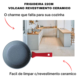 Frigideira Antiaderente Cerâmica 22cm Euro ColorStone - 5