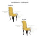 Ver imagem 3 de Capa de Cadeira Master Estampada Magnolia Sultan