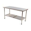 Ver imagem 1 de Mesa 1,90x0,70 Inox 430 Desmontavel Multiuso