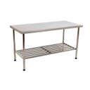 Ver imagem 1 de Mesa 1,50x0,70 Inox 430 Desmontavel Multiuso