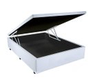 Ver imagem 1 de Cama com Baú Pistão Á Gás Casal Branco Blue 138x188x41