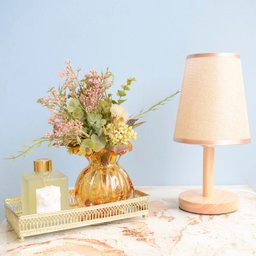 Arranjo de Flores do Campo Artificiais no Vaso Trouxinha Âmbar | Linha Permanente Formosinha - 1