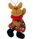Ver imagem 3 de Kit 18 Pendente Natalino Boneco de Neve Papai Noel Rena 18cm