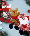 Ver imagem 2 de Kit 18 Pendente Natalino Boneco de Neve Papai Noel Rena 18cm