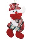 Ver imagem 4 de Kit 18 Pendente Natalino Boneco de Neve Papai Noel Rena 18cm