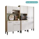 Ver imagem 3 de Armário de Cozinha Compacta Arizona Modern Carraro Carvalho com Branco