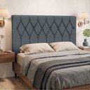 Ver imagem 3 de Cabeceira Estofada para Cama Box Casal Bélgica de 1,40m