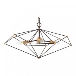 Pendente de Metal Axis 40,6cmx71cm Bella Iluminação - 1