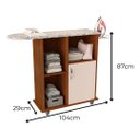 Ver imagem 3 de Tábua Mesa de Passar Roupa Mdp 1 Porta Freijó/off White