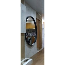 Espelho Decorativo Redondo Ideale Preto - 2