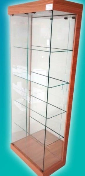 Cristaleira em Vidro Glass 2 Portas Grande - 3