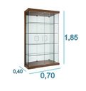 Ver imagem 6 de Cristaleira em Vidro Glass 2 Portas Grande