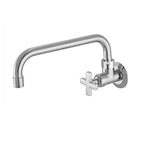 Torneira cozinha bica móvel parede 1166 C 22 Nya Meber - 1