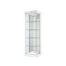 Cristaleira em Vidro Glass 1 Porta Branco Laca - 1