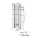 Ver imagem 2 de Cristaleira em Vidro Glass 1 Porta Branco Laca