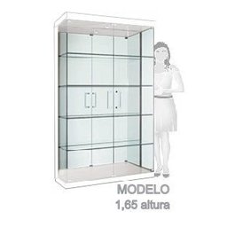 Cristaleira em Vidro Glass 2 Portas Branco Laca - 2