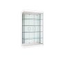 Cristaleira em Vidro Glass 2 Portas Branco Laca - 1