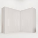 Ver imagem 2 de Guarda-Roupa de Canto Modulado 9 Portas 4 Gavetas França