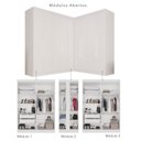 Ver imagem 3 de Guarda-Roupa de Canto Modulado 9 Portas 4 Gavetas França