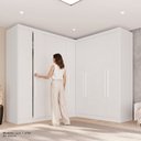 Ver imagem 7 de Guarda-Roupa de Canto Modulado 9 Portas 4 Gavetas França
