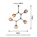 Ver imagem 3 de Pendente Orbe Bella Iluminação