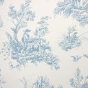 Ver imagem 7 de Papel de Parede Toile de Jouy Azul Vinilico Lavável+ Cola para Aplicação