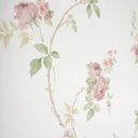 Ver imagem 2 de Papel de Parede Floral Rosa Vinilico Lavável+ Cola para Aplicação