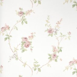 Papel de Parede Floral Rosa Vinilico Lavável+ Cola para Aplicação - 1